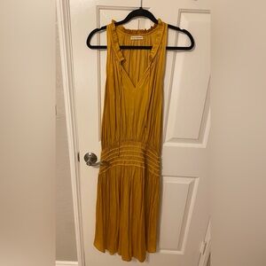 Ulla Johnson Dress Satin Gold/Yellow Sz. 8